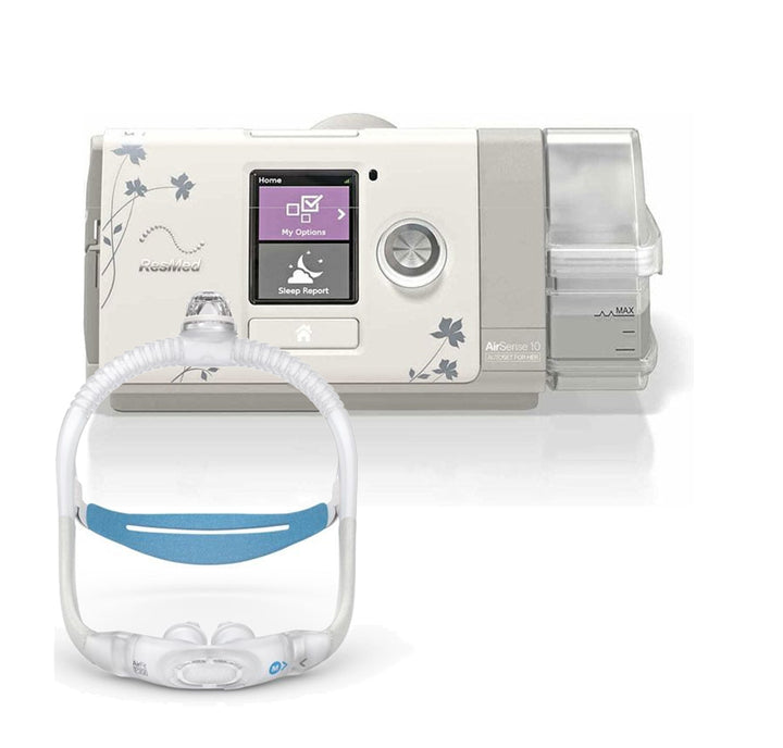 ResMed AirSense10 AutoSet FOR HER+AirFit P30i Nasal Pillow Mask