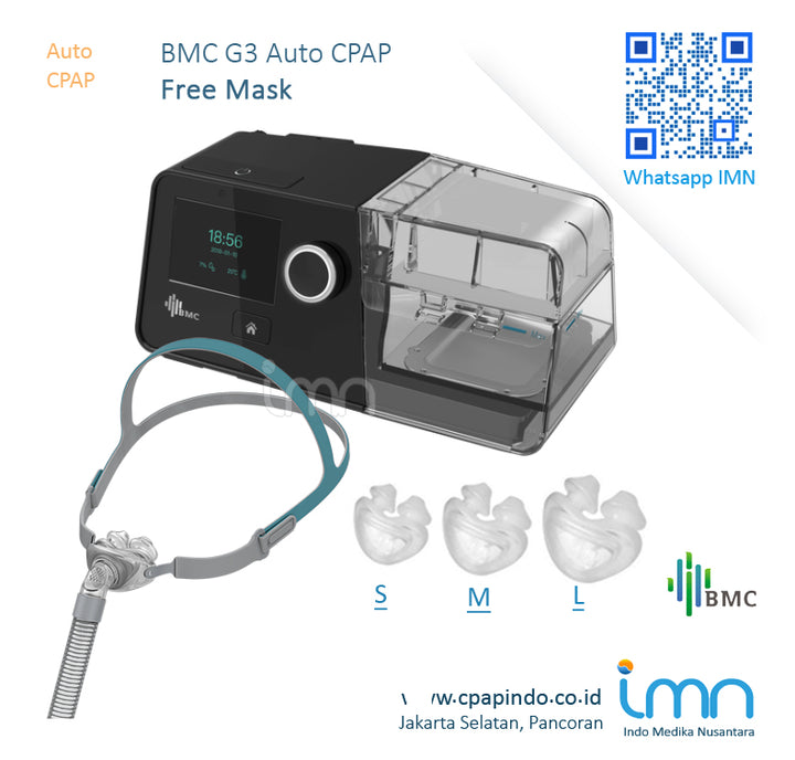 BMC G3 A20 Auto CPAP (Free Mask)